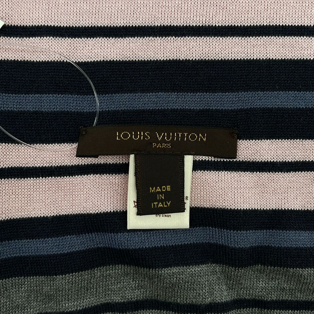 Louis Vuitton Silk Wool Border Fringe Scarf Multicolor — view 4
