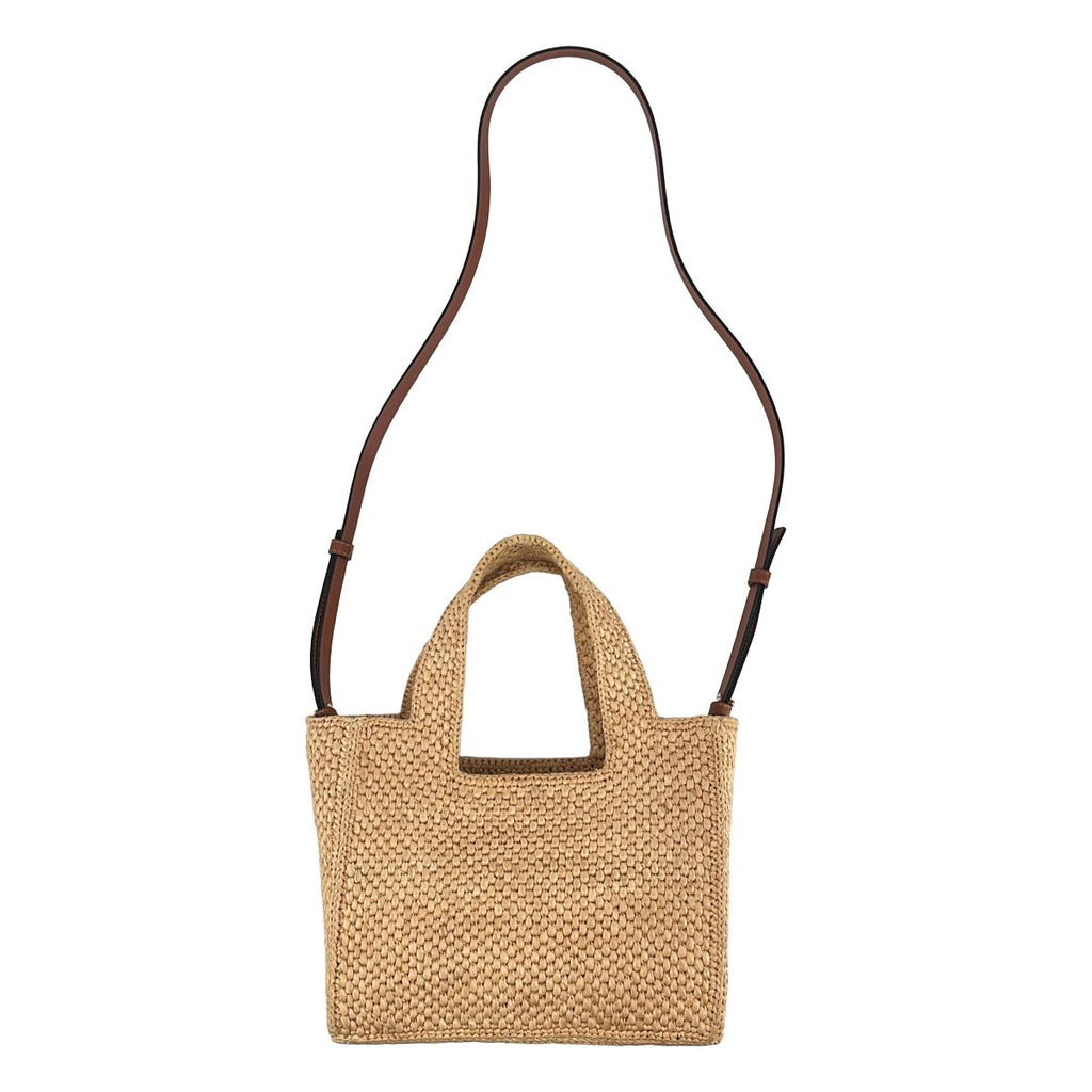 Loewe 2-Way Font Tote Raffia Basket Natural — view 2