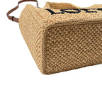 Loewe 2-Way Font Tote Raffia Basket Natural — view 7