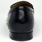 Hermes Logo Business Shoes Leather Black — view 3