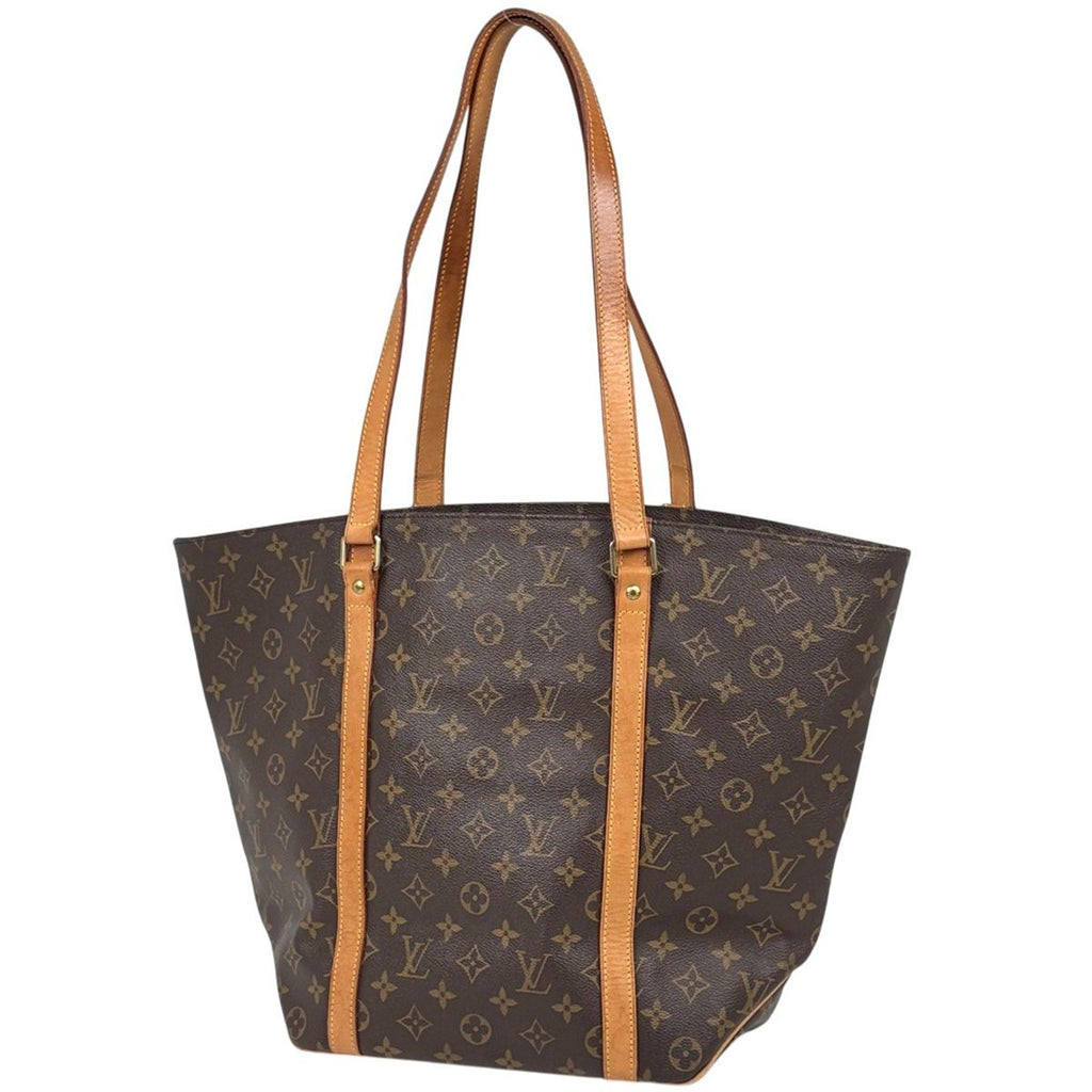 Louis Vuitton Sac Shopping Shoulder Bag Tote Monogram Brown