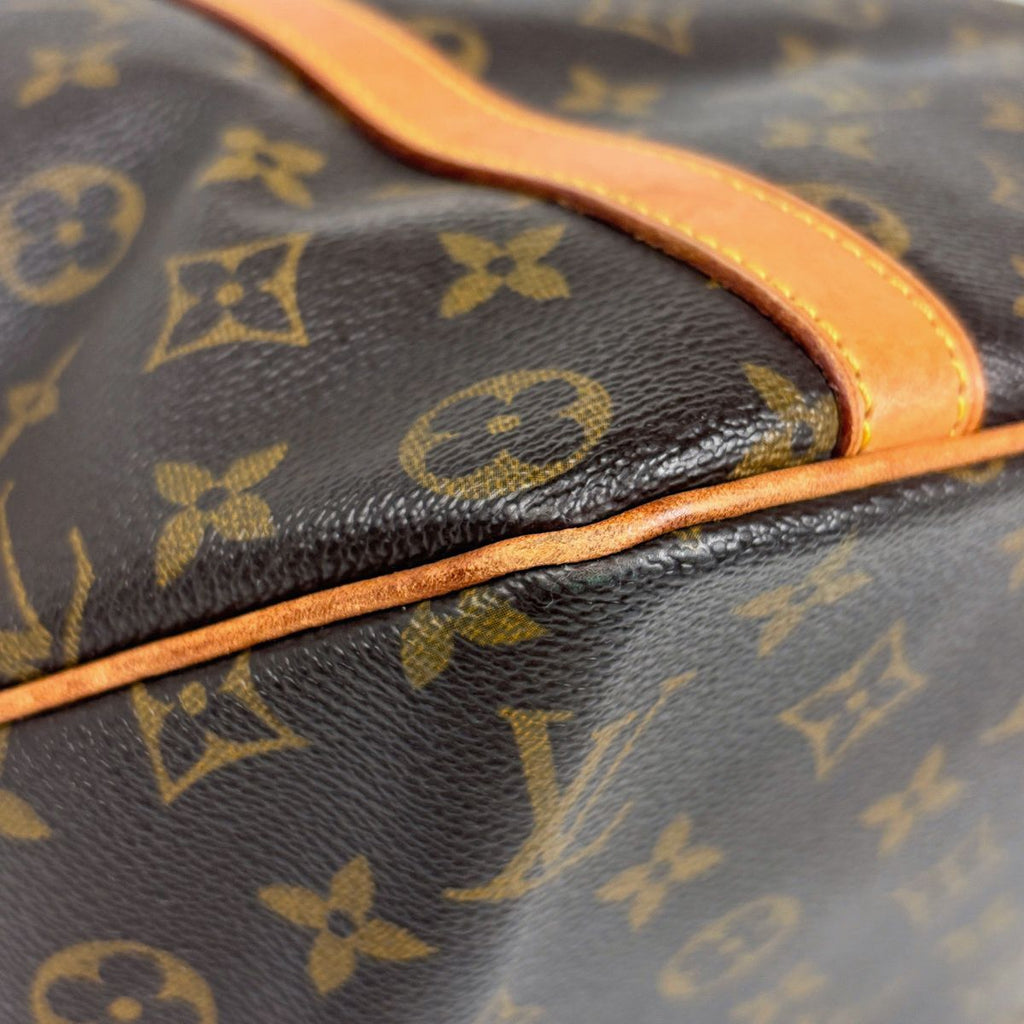 Louis Vuitton Sac Shopping Shoulder Bag Tote Monogram Brown — view 4