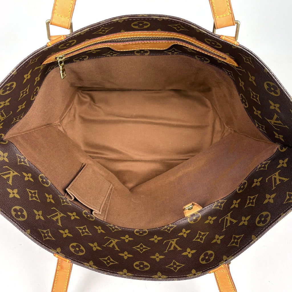 Louis Vuitton Sac Shopping Shoulder Bag Tote Monogram Brown — view 9