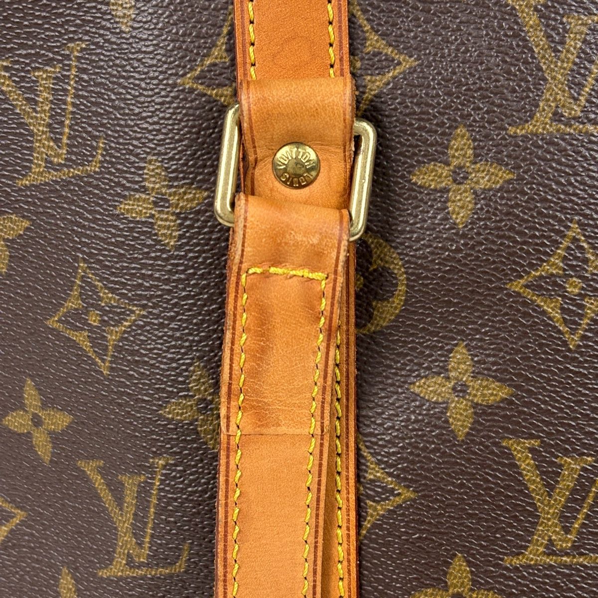 Louis Vuitton Sac Shopping Shoulder Bag Tote Monogram Brown — view 6