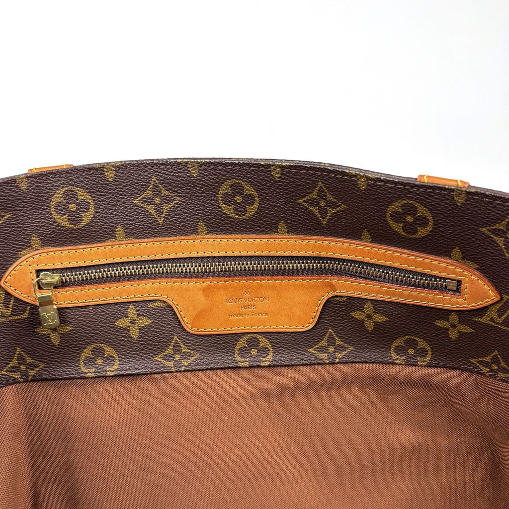 Louis Vuitton Sac Shopping Shoulder Bag Tote Monogram Brown — view 8
