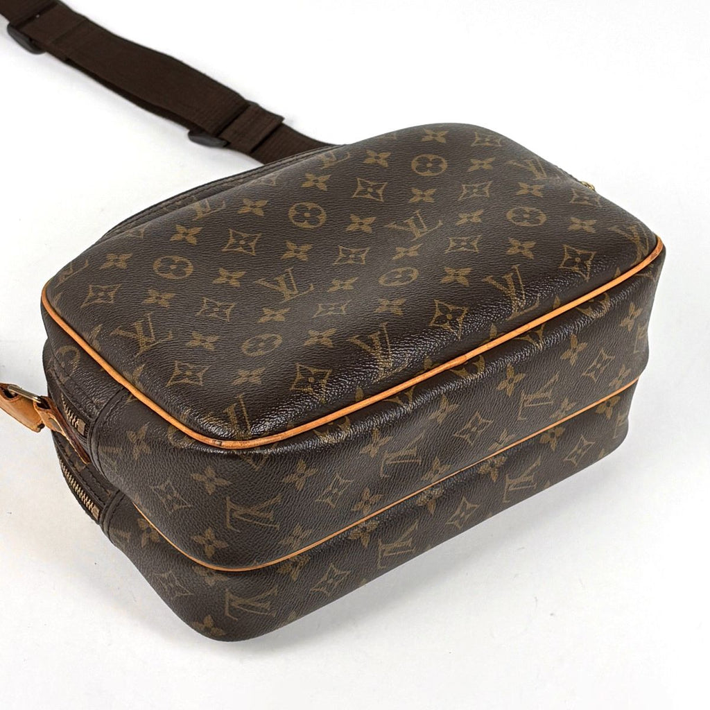 Louis Vuitton Reporter PM Shoulder Bag Monogram Brown — view 2