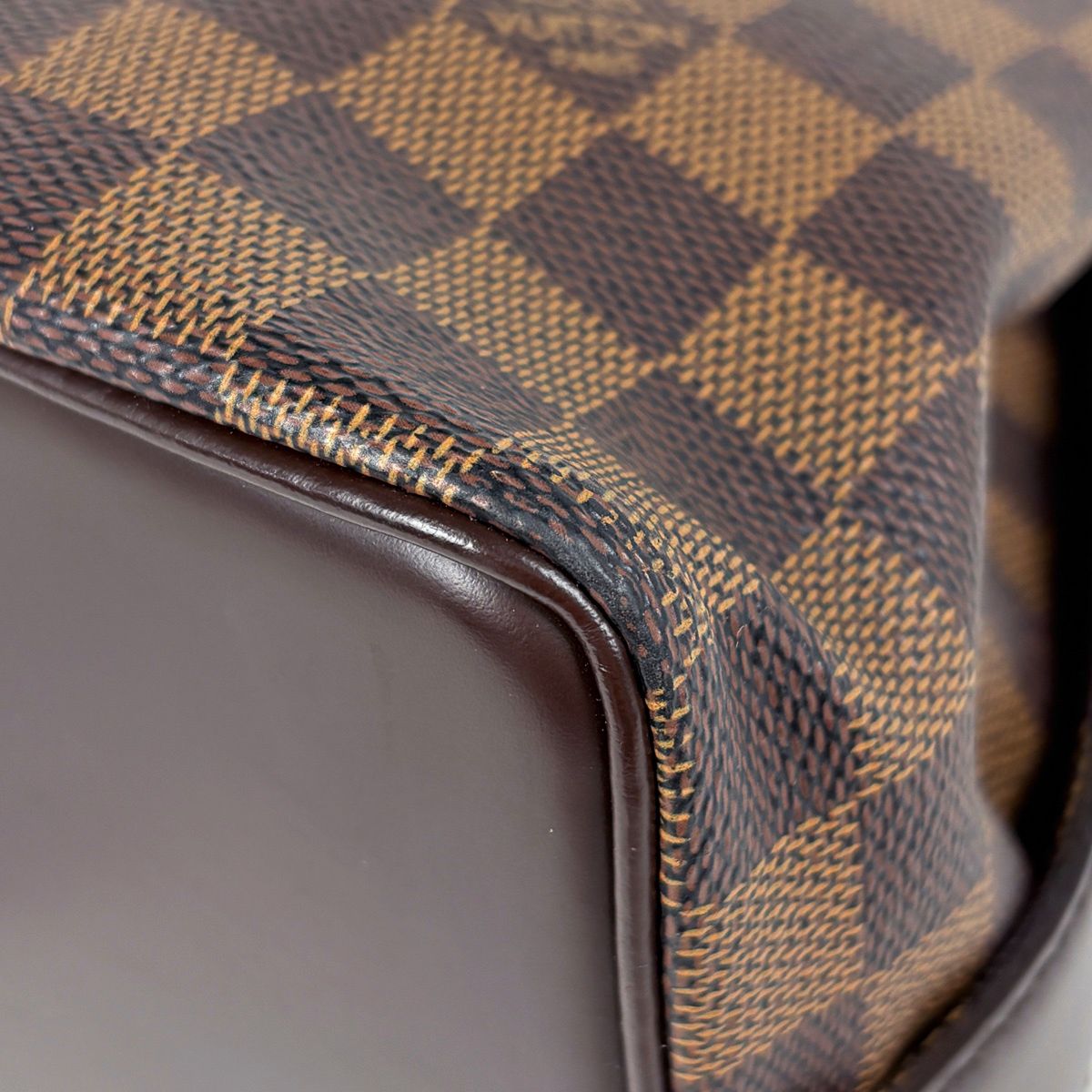 Louis Vuitton Chelsea Tote Shoulder Bag Damier Brown — view 3