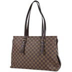 Louis Vuitton Chelsea Tote Shoulder Bag Damier Brown