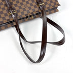 Louis Vuitton Chelsea Tote Shoulder Bag Damier Brown — view 6