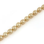 Chanel CC Logo Faux Pearl Necklace CC Mark Turnlock White Gold — view 2