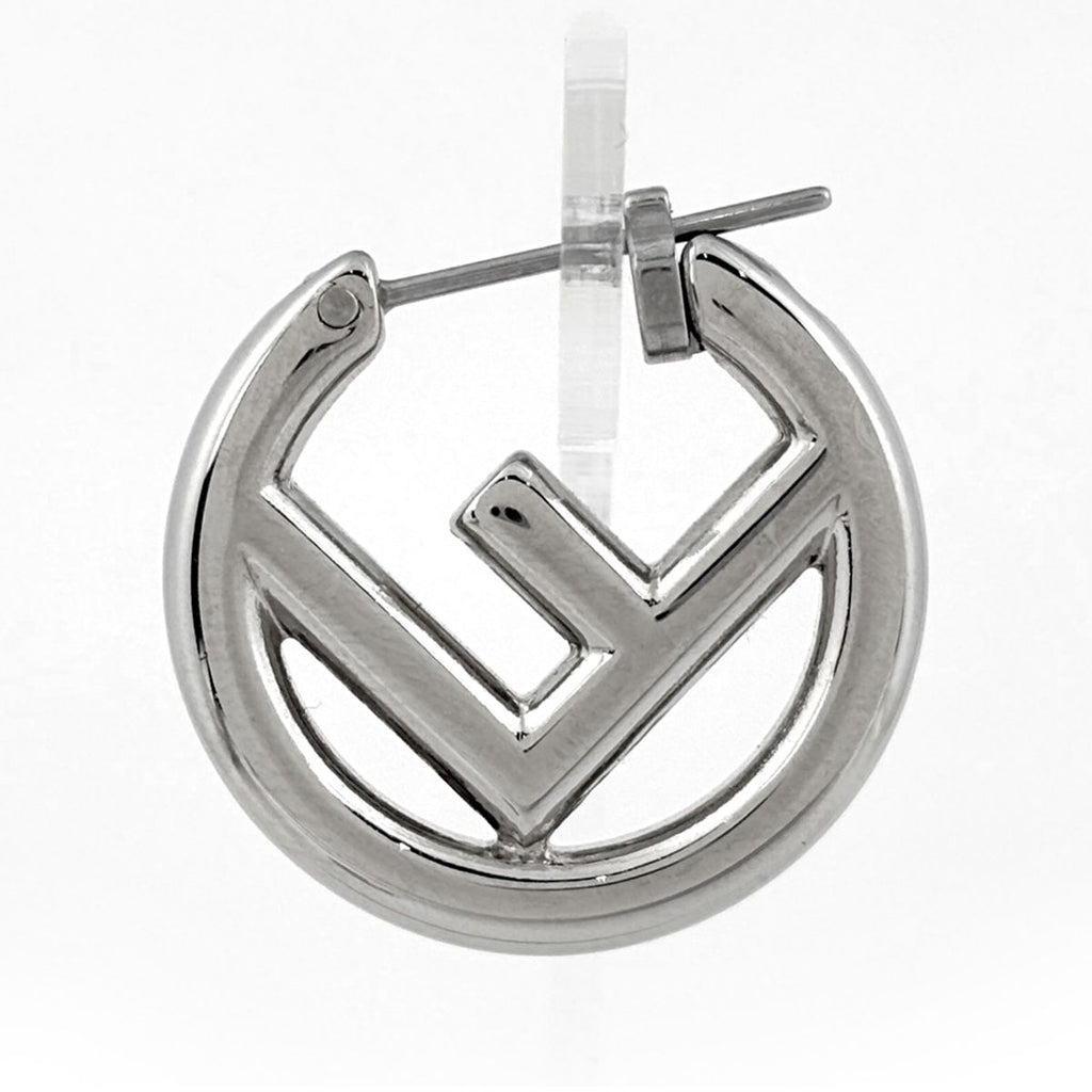 Fendi IS Earrings Hoop Silver Plated — view 2