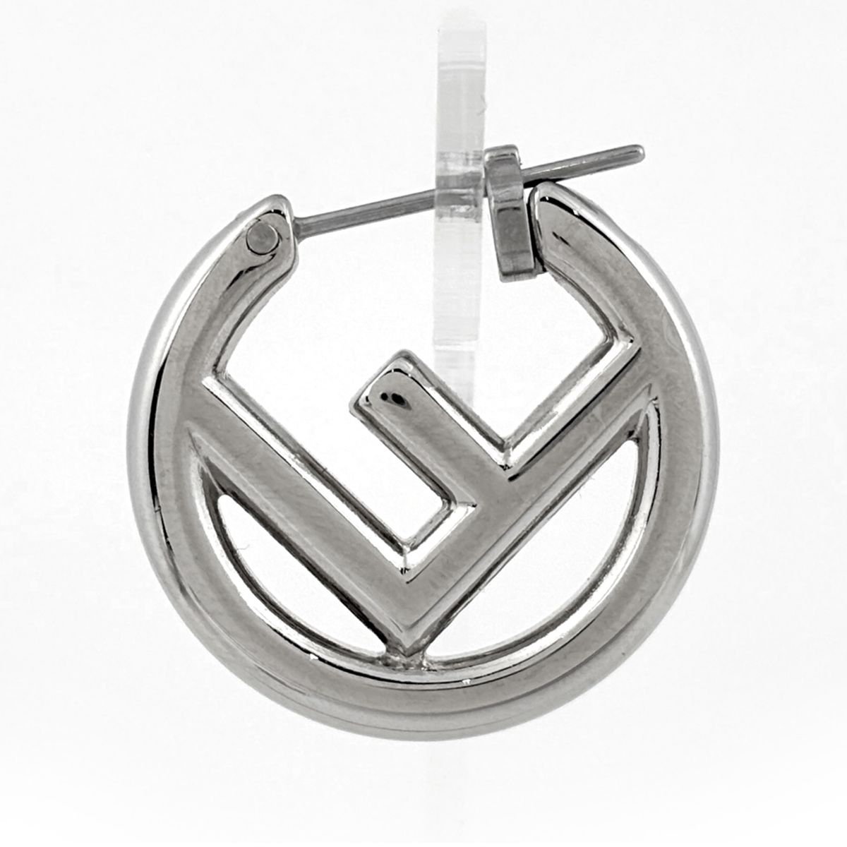 Fendi IS Earrings Hoop Silver Plated — view 2