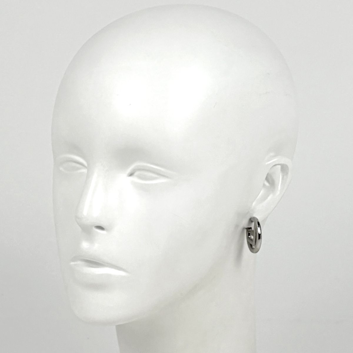 Fendi IS Earrings Hoop Silver Plated — view 4