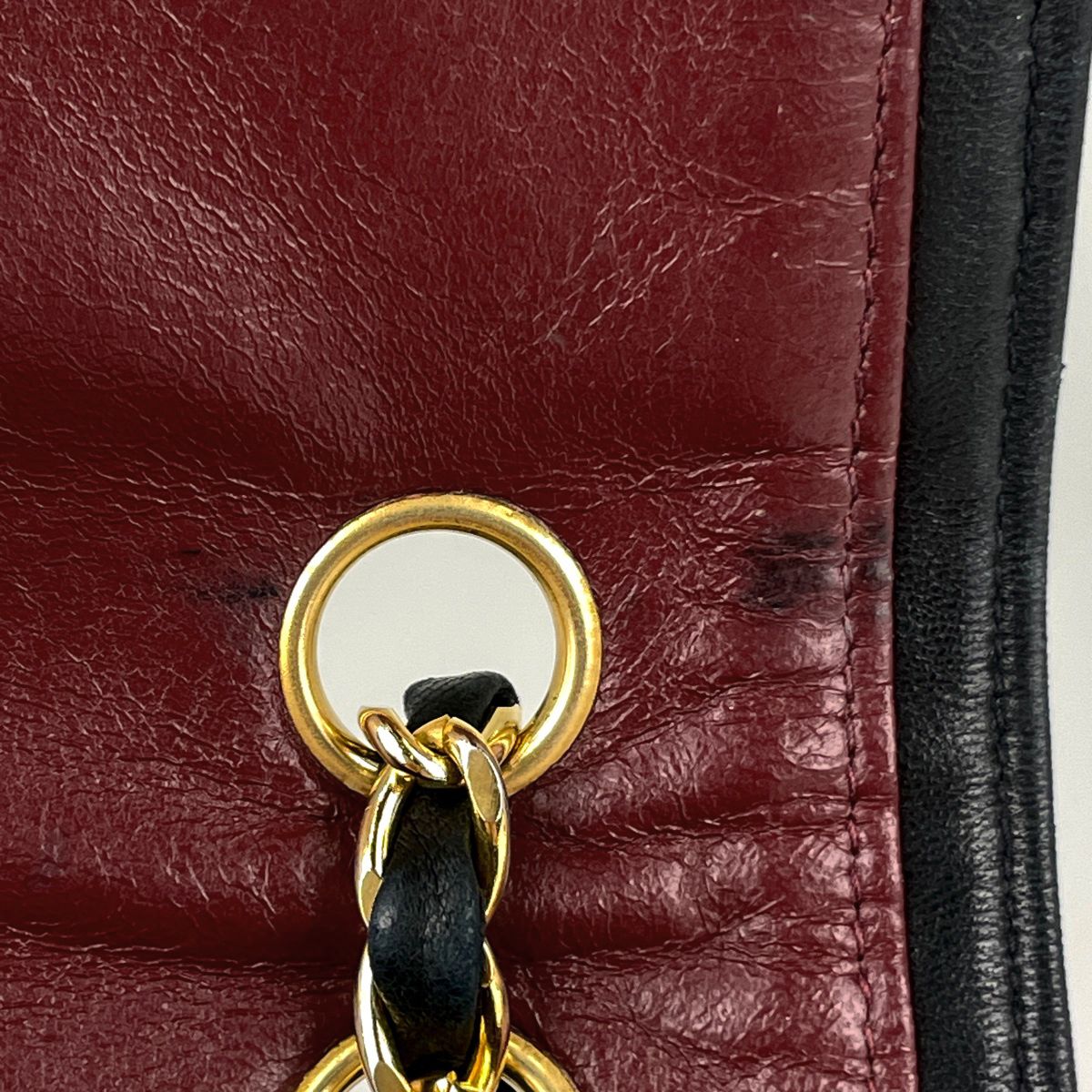 Chanel Quilted Single Flap Chain Shoulder Bag CC Logo Leather Black — view 9