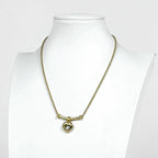 Dior Heart Motif Necklace Gold Plated — view 4