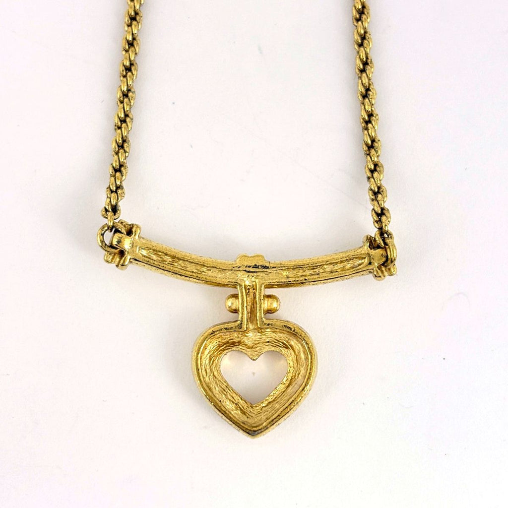 Dior Heart Motif Necklace Gold Plated — view 2