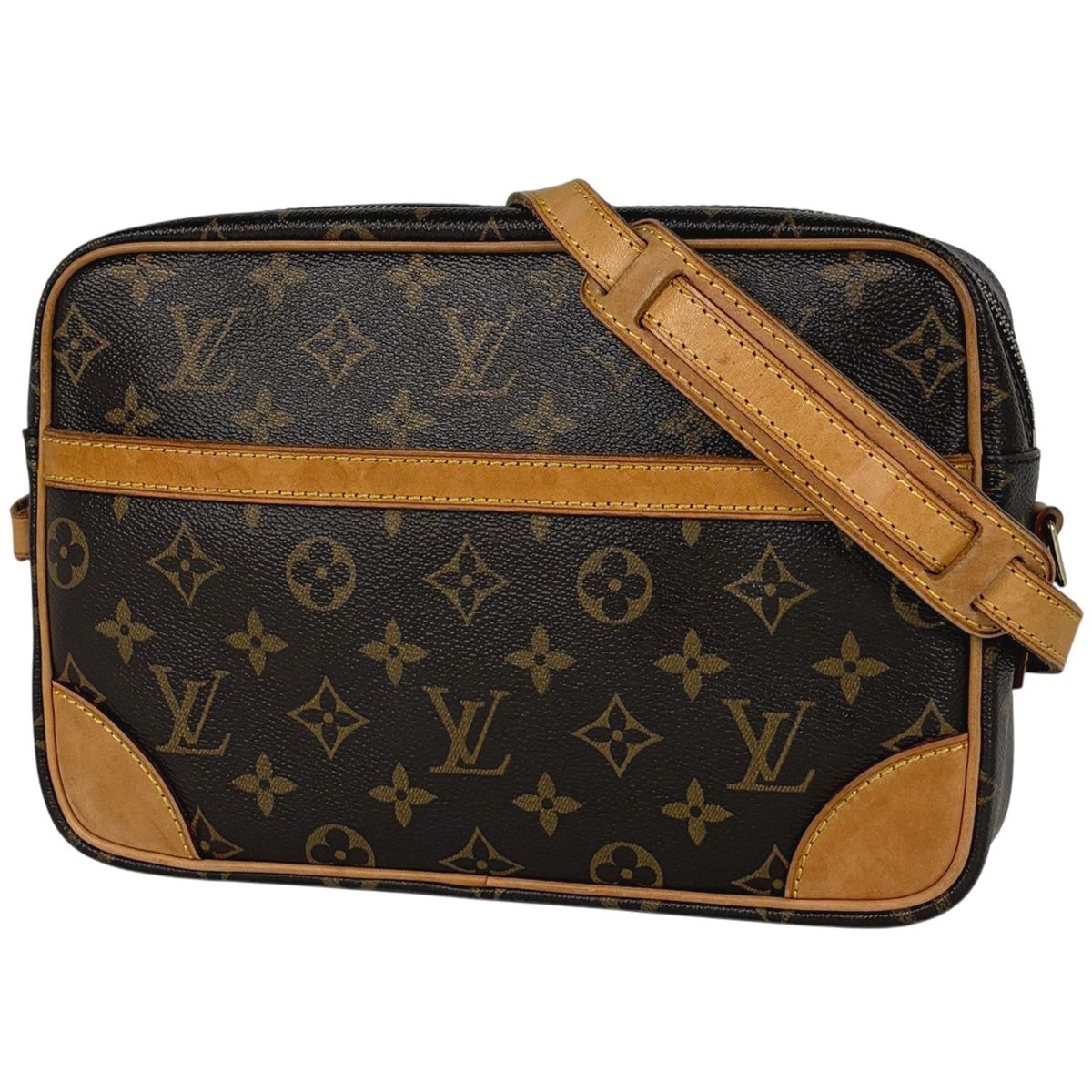 Louis Vuitton Trocadero 27 Shoulder Bag Monogram Brown