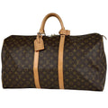 Louis Vuitton Keepall 55 Boston Bag Monogram Brown