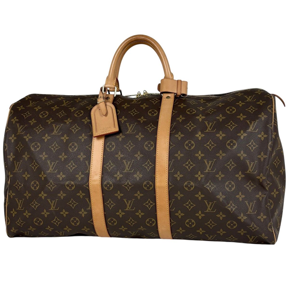 Louis Vuitton Keepall 55 Boston Bag Monogram Brown
