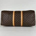 Louis Vuitton Keepall 55 Boston Bag Monogram Brown — view 2