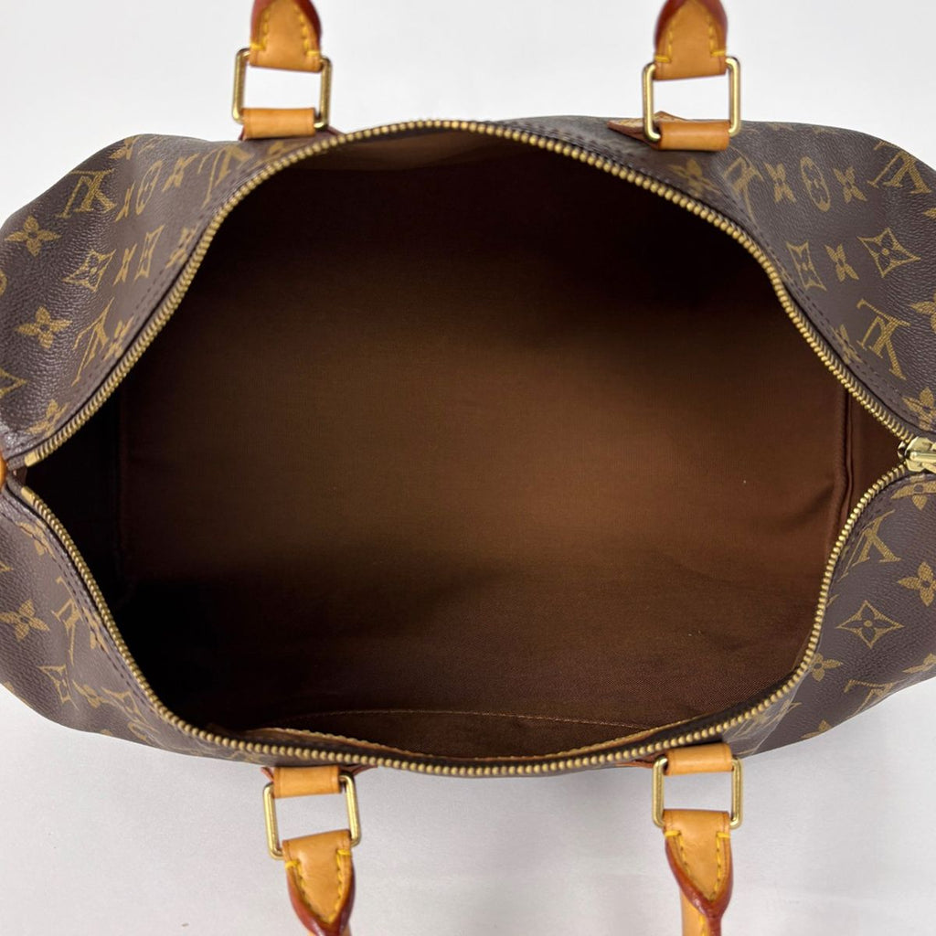 Louis Vuitton Speedy 40 Boston Bag Monogram Brown — view 8
