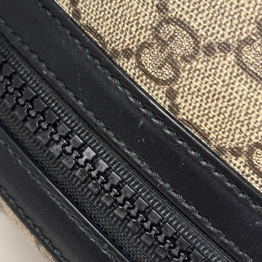 Gucci GG Pattern Backpack Beige Black — view 7