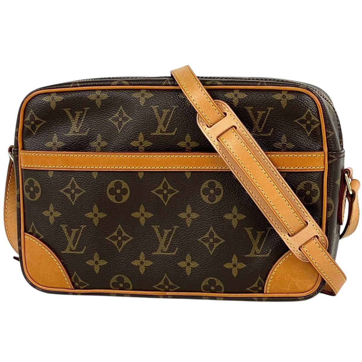 Louis Vuitton Trocadero 27 Shoulder Bag Monogram Brown