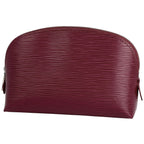 Louis Vuitton Pochette Cosmetic Makeup Pouch Epi Fuchsia