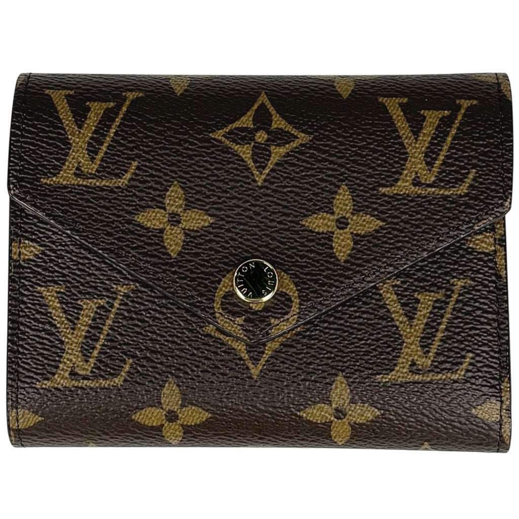 Louis Vuitton Portefeuille Victorine Monogram Brown Rose Ballerine Wallet