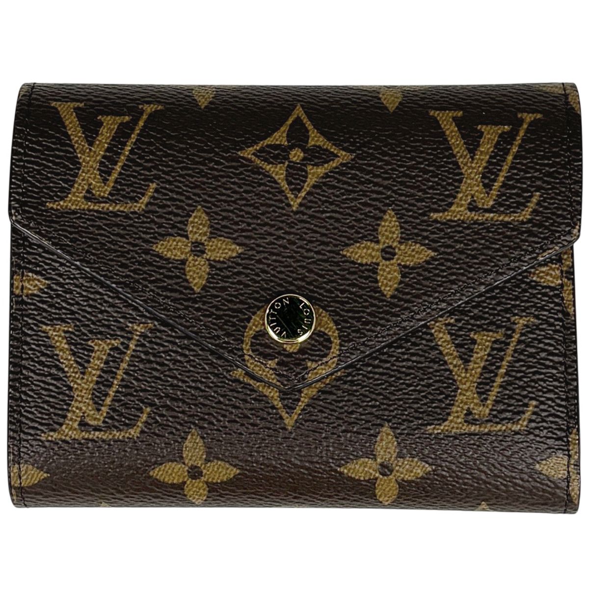 Louis Vuitton Portefeuille Victorine Monogram Brown Rose Ballerine Wallet