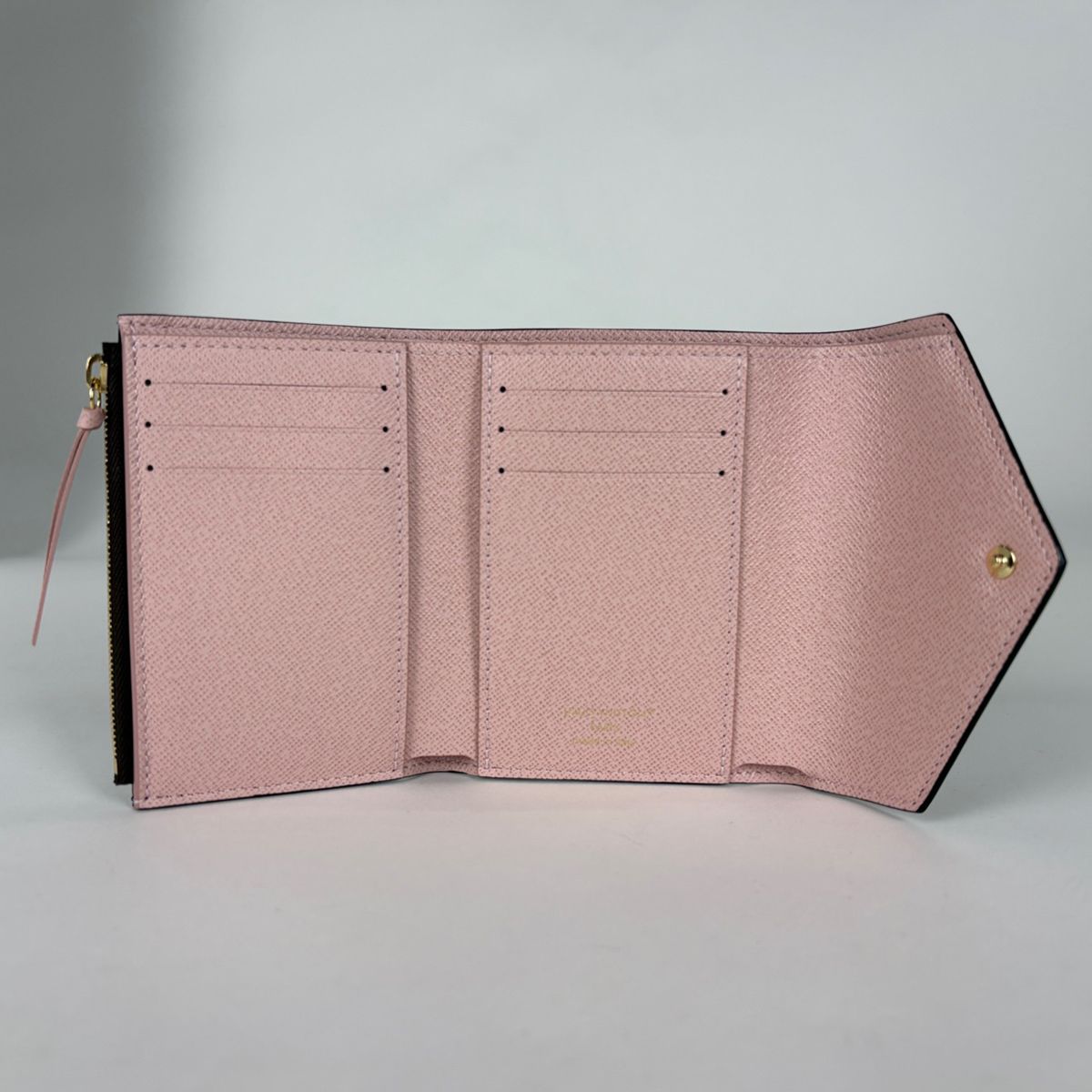 Louis Vuitton Portefeuille Victorine Monogram Brown Rose Ballerine Wallet — view 5