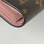 Louis Vuitton Portefeuille Victorine Monogram Brown Rose Ballerine Wallet — view 3