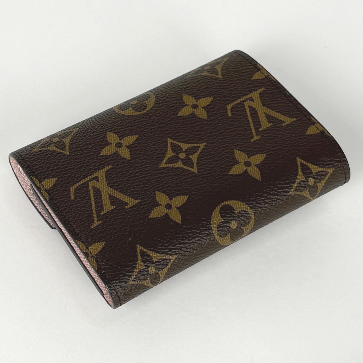 Louis Vuitton Portefeuille Victorine Monogram Brown Rose Ballerine Wallet — view 2