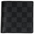 Louis Vuitton Portefeuille Marco Damier Graphite Black Wallet