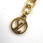 Louis Vuitton Petit Monogram Metal Color Stone Clear Gold Bracelet — view 4