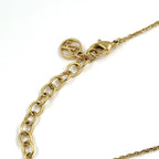 Louis Vuitton Petit Monogram Metal Color Stone Clear Gold Bracelet — view 7