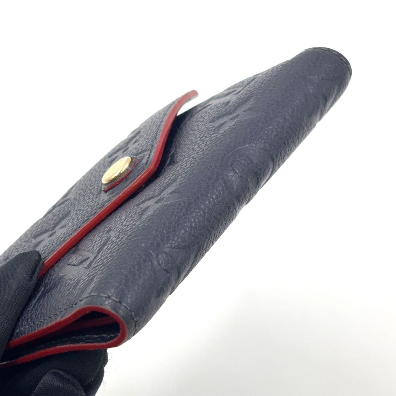 Louis Vuitton Portefeuille Victorine Monogram Empreinte Marine Leather Navy — view 8