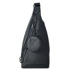 Louis Vuitton Shoulder Bag Monogram Shadow Duo Noir Leather Cowhide