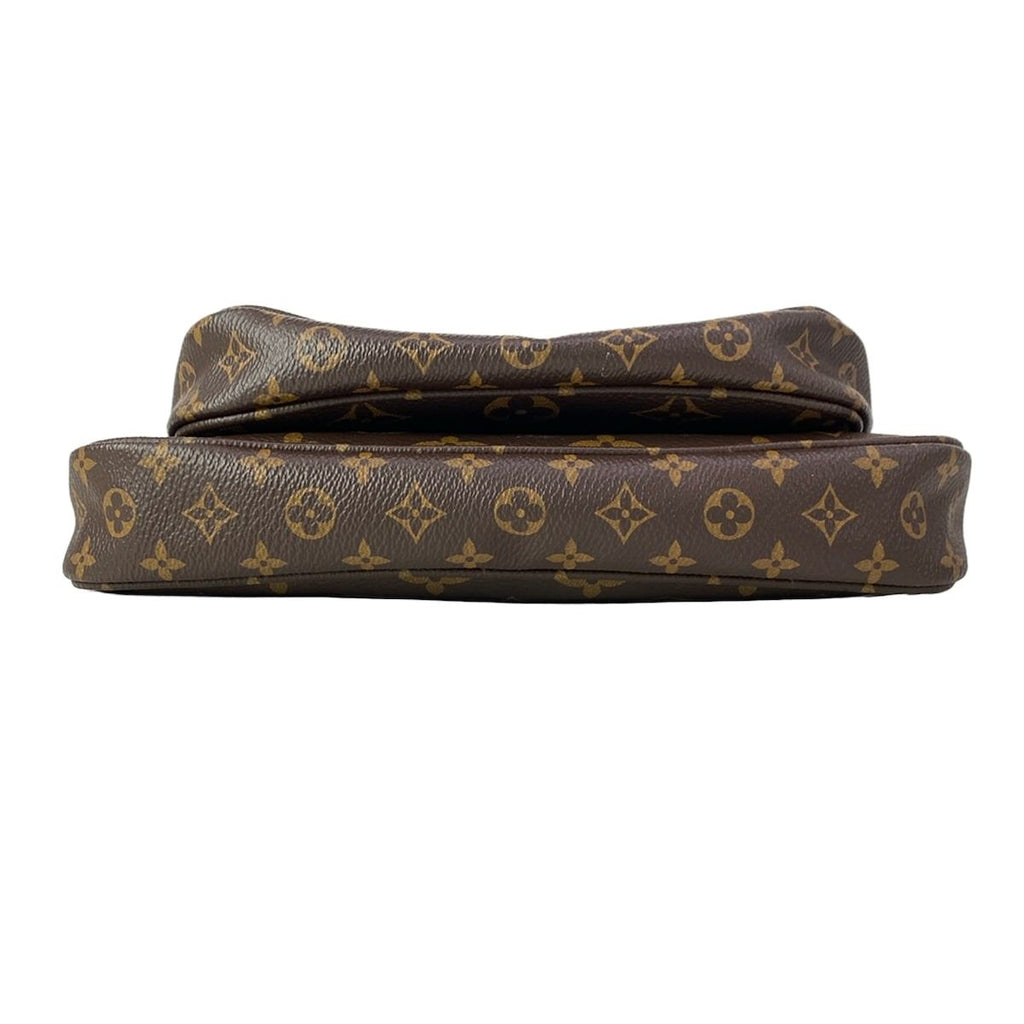 Louis Vuitton Shoulder Bag Monogram Multi Pochette Khaki Leather — view 5