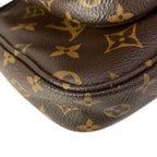 Louis Vuitton Shoulder Bag Monogram Multi Pochette Khaki Leather — view 6