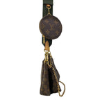 Louis Vuitton Shoulder Bag Monogram Multi Pochette Khaki Leather — view 2