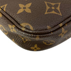 Louis Vuitton Shoulder Bag Monogram Multi Pochette Khaki Leather — view 8