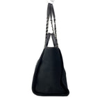 Chanel Tote Deauville Line GM Black Chain Shoulder Leather — view 4