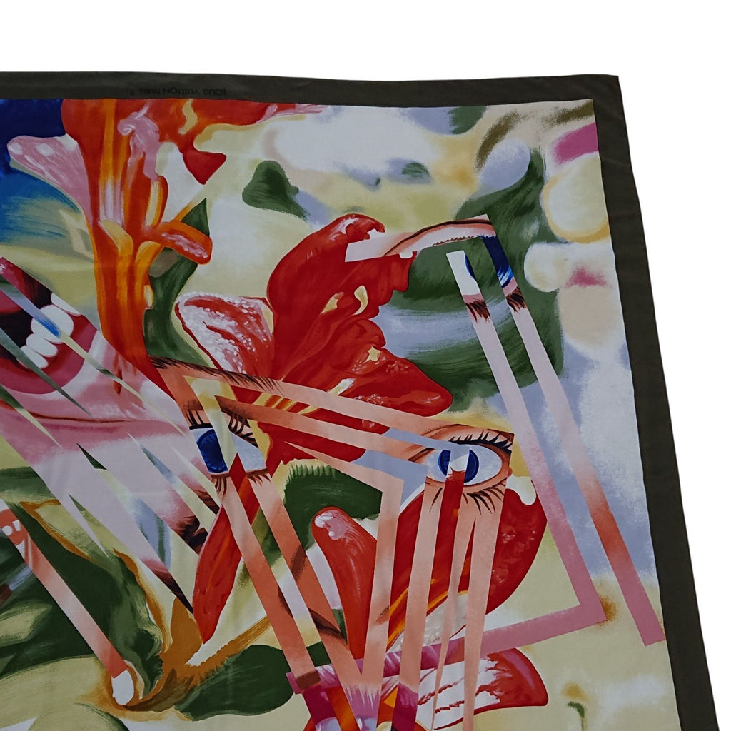 Louis Vuitton James Rosenquist Silk Shawl Scarf Large — view 5