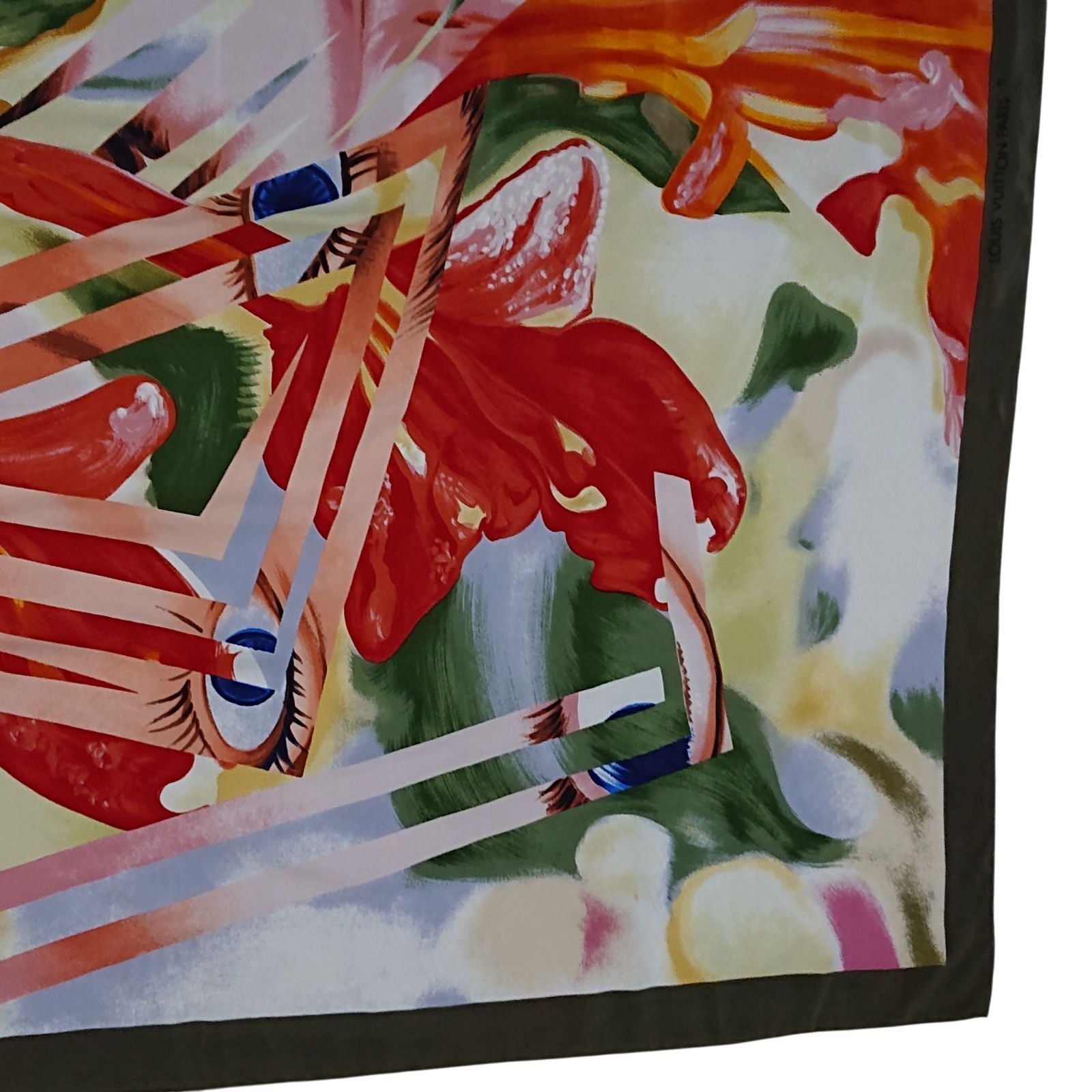 Louis Vuitton James Rosenquist Silk Shawl Scarf Large — view 9