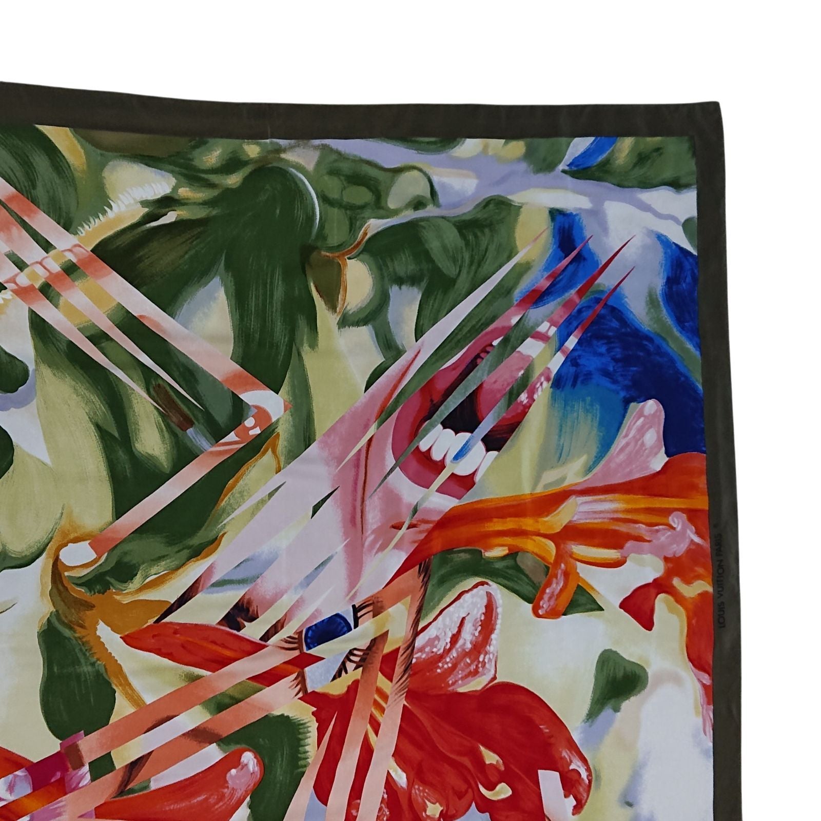 Louis Vuitton James Rosenquist Silk Shawl Scarf Large — view 4