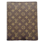 Louis Vuitton Monogram Note Cover Agenda Bureau Notebook Brown
