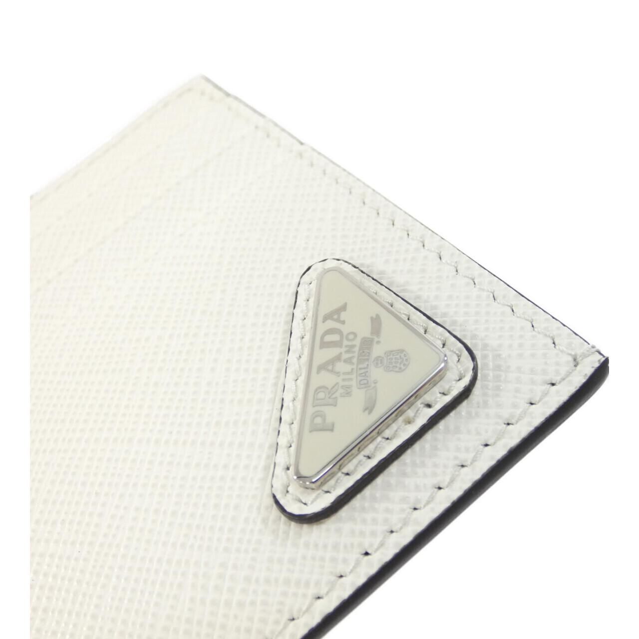 Prada Card Case Card Holders White — view 4
