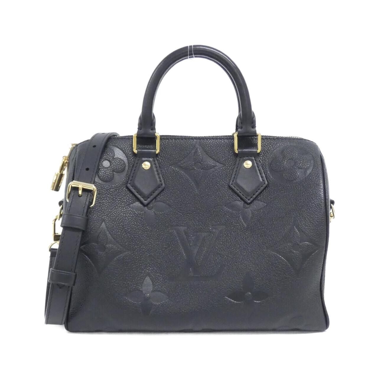 Louis Vuitton Monogram Empreinte Speedy Bandouliere 25 cm Boston