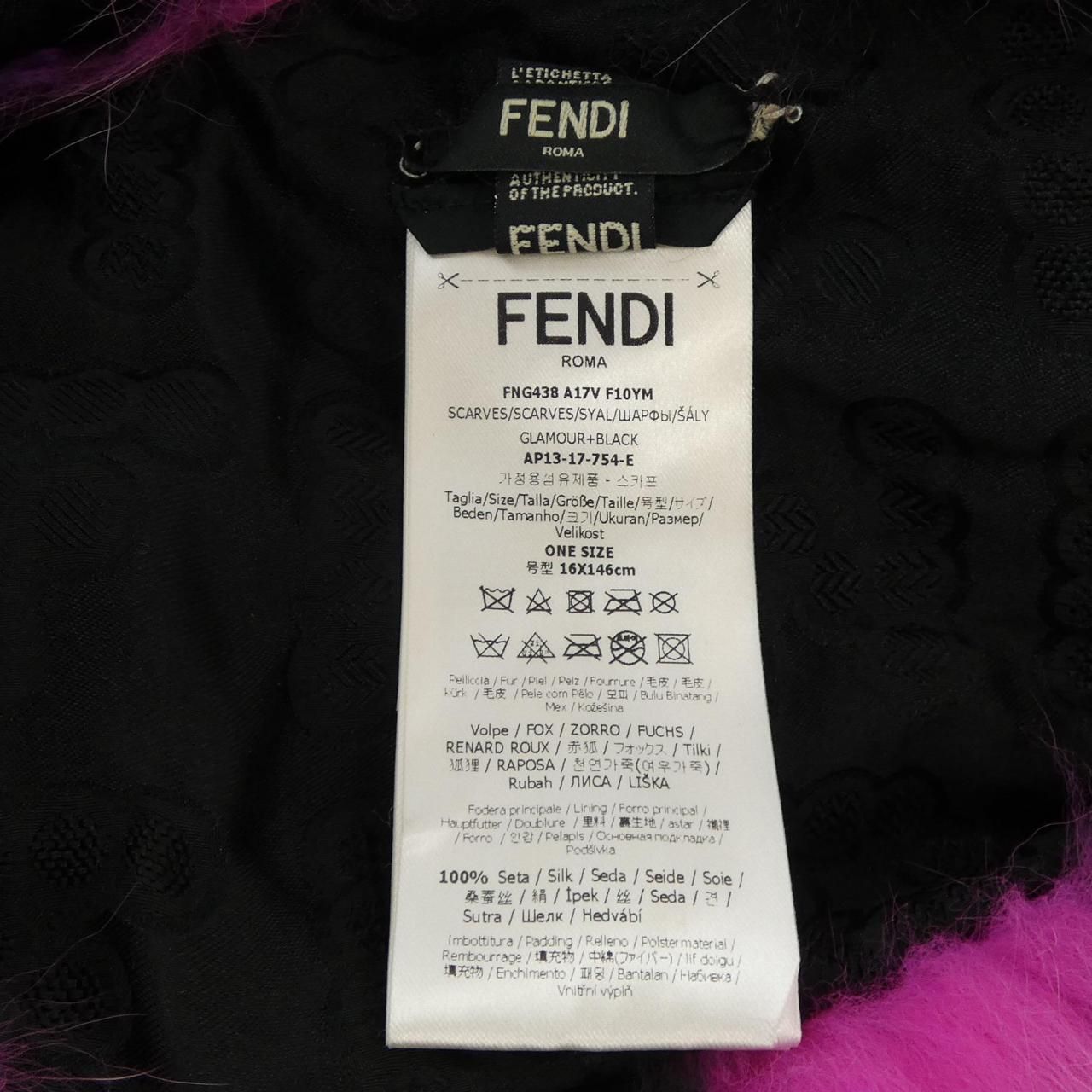 Fendi Scarf Pink — view 3